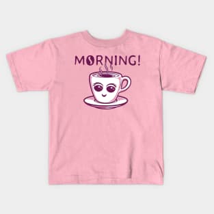 Love Coffee (pink) Kids T-Shirt